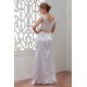 Sleeveless V-Neck Elastic Woven Satin Sheath/Column Wedding Dresses 2030974 Sleeveless V-Neck Elastic Woven Satin Sheath/Column Wedding Dresses 2030974