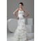 Trumpet/Mermaid Sweetheart Handmade Flowers Wedding Dresses 2030975