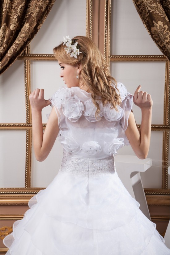 A-Line Strapless Satin Organza Princess Lace Wedding Dresses 2030997 A-Line Strapless Satin Organza Princess Lace Wedding Dresses 2030997