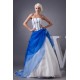 Strapless Satin Sleeveless A-Line Handmade Flowers Wedding Dresses 2030998