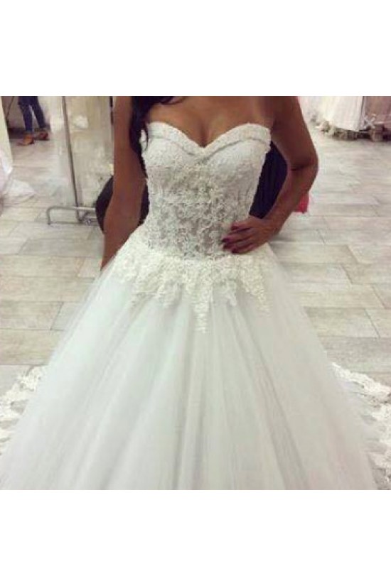 Ball Gown Sweetheart Lace Tulle Wedding Dresses Bridal Gowns 3030002 Ball Gown Sweetheart Lace Tulle Wedding Dresses Bridal Gowns 3030002
