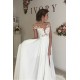 Elegant Illusion Bodice Lace Chiffon Wedding Dresses Bridal Gowns 3030006 Elegant Illusion Bodice Lace Chiffon Wedding Dresses Bridal Gowns 3030006