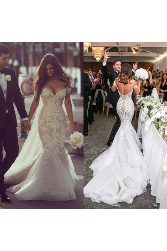 Mermaid Off-the-Shoulder Lace Wedding Dresses Bridal Gowns 3030007 Mermaid Off-the-Shoulder Lace Wedding Dresses Bridal Gowns 3030007