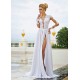 Long Sleeve High Slit Lace Chiffon Wedding Dresses Bridal Gowns 3030009 Long Sleeve High Slit Lace Chiffon Wedding Dresses Bridal Gowns 3030009