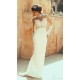 High Neck Beaded Long Sleeves Illusion Bodice Lace Wedding Dresses Bridal Gowns 3030010
