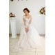 Sheer Long Sleeves Lace Tulle Wedding Dresses Bridal Gowns 3030018 Sheer Long Sleeves Lace Tulle Wedding Dresses Bridal Gowns 3030018
