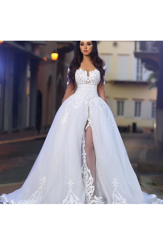 Lace Off-the-Shoulder Wedding Dresses Bridal Gowns 3030032 Lace Off-the-Shoulder Wedding Dresses Bridal Gowns 3030032