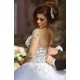 Long Sleeves Sheer Crystal Wedding Dresses Bridal Gowns 3030033 Long Sleeves Sheer Crystal Wedding Dresses Bridal Gowns 3030033
