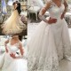 Long Sleeves V-Neck Lace Wedding Dresses Bridal Gowns 3030056 Long Sleeves V-Neck Lace Wedding Dresses Bridal Gowns 3030056
