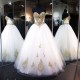 Ball Gown Sweetheart Gold Lace Appliques Wedding Dresses Bridal Gowns 3030065 Ball Gown Sweetheart Gold Lace Appliques Wedding Dresses Bridal Gowns 3030065