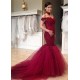 Mermaid Off-the-Shoulder Lace Tulle Wedding Dresses Bridal Gowns 3030078