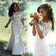 Lace Mermaid Off-the-Shoulder Short Sleeve Wedding Dresses Bridal Gowns 3030092 Lace Mermaid Off-the-Shoulder Short Sleeve Wedding Dresses Bridal Gowns 3030092