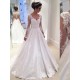 A-Line Long Sleeves Lace V-Neck Wedding Dresses Bridal Gowns 3030096 A-Line Long Sleeves Lace V-Neck Wedding Dresses Bridal Gowns 3030096
