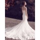 Mermaid Strapless Lace Wedding Dresses Bridal Gowns 3030097