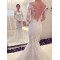 Mermaid Off-the-Shoulder Long Sleeves Lace Wedding Dresses Bridal Gowns 3030102