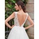 Mermaid Lace Tulle V-Neck Wedding Dresses Bridal Gowns 3030103