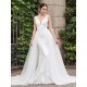 Mermaid Lace Tulle V-Neck Wedding Dresses Bridal Gowns 3030103