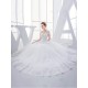 Lace Ball Gown Keyhole Back Sparkly Wedding Dresses Bridal Gowns 3030116