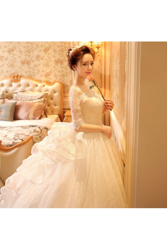 Lace Bridal Ball Gown Off-the-Shoulder Wedding Dresses Bridal Gowns 3030121 Lace Bridal Ball Gown Off-the-Shoulder Wedding Dresses Bridal Gowns 3030121