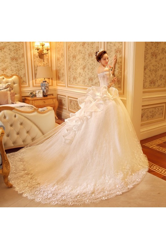 Lace Bridal Ball Gown Off-the-Shoulder Wedding Dresses Bridal Gowns 3030121 Lace Bridal Ball Gown Off-the-Shoulder Wedding Dresses Bridal Gowns 3030121