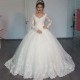Bridal Ball Gown V-Neck Lace Long Sleeves Wedding Dresses Bridal Gowns 3030126 Bridal Ball Gown V-Neck Lace Long Sleeves Wedding Dresses Bridal Gowns 3030126