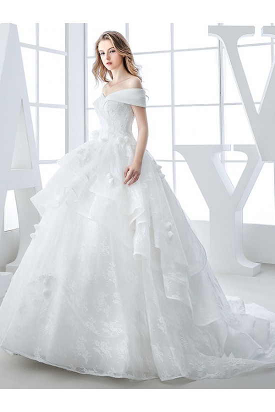 Ball Gown Off-the-Shoulder Lace Wedding Dresses Bridal Gowns 3030135 Ball Gown Off-the-Shoulder Lace Wedding Dresses Bridal Gowns 3030135