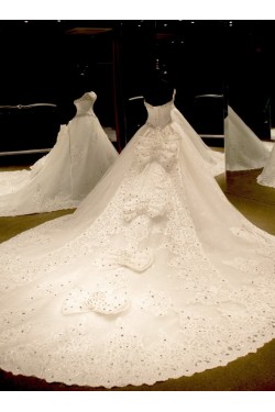 Ball Gown Sweetheart Crystal Lace Wedding Dresses Bridal Gowns 3030140