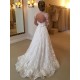 A-Line High Neck Long Sleeves Keyhole Back Lace Wedding Dresses Bridal Gowns 3030148 A-Line High Neck Long Sleeves Keyhole Back Lace Wedding Dresses Bridal Gowns 3030148