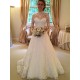 A-Line High Neck Long Sleeves Keyhole Back Lace Wedding Dresses Bridal Gowns 3030148 A-Line High Neck Long Sleeves Keyhole Back Lace Wedding Dresses Bridal Gowns 3030148