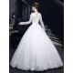 Ball Gown V-Neck Long Sleeves Lace Wedding Dresses Bridal Gowns 3030155 Ball Gown V-Neck Long Sleeves Lace Wedding Dresses Bridal Gowns 3030155