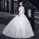Ball Gown V-Neck Long Sleeves Lace Wedding Dresses Bridal Gowns 3030155 Ball Gown V-Neck Long Sleeves Lace Wedding Dresses Bridal Gowns 3030155