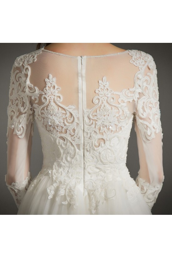 A-Line Long Sleeves Lace Wedding Dresses Bridal Gowns 3030157 A-Line Long Sleeves Lace Wedding Dresses Bridal Gowns 3030157