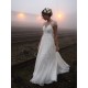 Cap Sleeves Lace Chiffon Backless Wedding Dresses Bridal Gowns 3030158 Cap Sleeves Lace Chiffon Backless Wedding Dresses Bridal Gowns 3030158