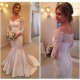 Mermaid 3/4 Length Sleeves Lace Wedding Dresses Bridal Gowns 3030172 Mermaid 3/4 Length Sleeves Lace Wedding Dresses Bridal Gowns 3030172