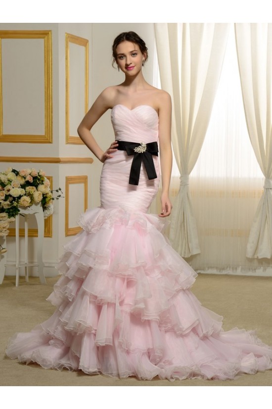 Mermaid Sweetheart Pink Wedding Dresses Bridal Gowns 3030174 Mermaid Sweetheart Pink Wedding Dresses Bridal Gowns 3030174