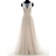 A-Line Sheer Lace Wedding Dresses Bridal Gowns 3030186
