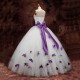 Ball Gown Strapless Purple White Wedding Dresses Bridal Gowns 3030192 Ball Gown Strapless Purple White Wedding Dresses Bridal Gowns 3030192