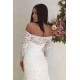 Long Sleeves Lace Off-the-Shoulder Mermaid Wedding Dresses Bridal Gowns 3030212 Long Sleeves Lace Off-the-Shoulder Mermaid Wedding Dresses Bridal Gowns 3030212