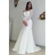 Long Sleeves Lace Off-the-Shoulder Mermaid Wedding Dresses Bridal Gowns 3030212 Long Sleeves Lace Off-the-Shoulder Mermaid Wedding Dresses Bridal Gowns 3030212