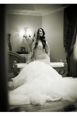 Lace Tulle Mermaid Sweetheart Wedding Dresses Bridal Gowns 3030226