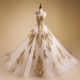 A-Line Sweetheart Gold Lace Appliques Wedding Dresses Bridal Gowns 3030237 A-Line Sweetheart Gold Lace Appliques Wedding Dresses Bridal Gowns 3030237