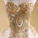A-Line Sweetheart Gold Lace Appliques Wedding Dresses Bridal Gowns 3030237 A-Line Sweetheart Gold Lace Appliques Wedding Dresses Bridal Gowns 3030237