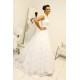 A-Line Jewel Neckline Lace Sleeveless Wedding Dresses Bridal Gowns 3030266