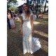 Elegant Lace V-Neck Keyhole Back Wedding Dresses Bridal Gowns 3030268 Elegant Lace V-Neck Keyhole Back Wedding Dresses Bridal Gowns 3030268