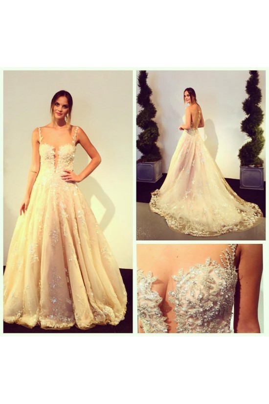 A-Line Sheer Lace Wedding Dresses Bridal Gowns 3030272 A-Line Sheer Lace Wedding Dresses Bridal Gowns 3030272