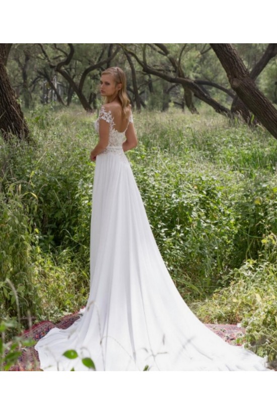 Lace Chiffon Off-the-Shoulder Wedding Dresses Bridal Gowns 3030276 Lace Chiffon Off-the-Shoulder Wedding Dresses Bridal Gowns 3030276