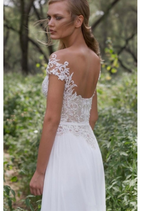 Lace Chiffon Off-the-Shoulder Wedding Dresses Bridal Gowns 3030276 Lace Chiffon Off-the-Shoulder Wedding Dresses Bridal Gowns 3030276