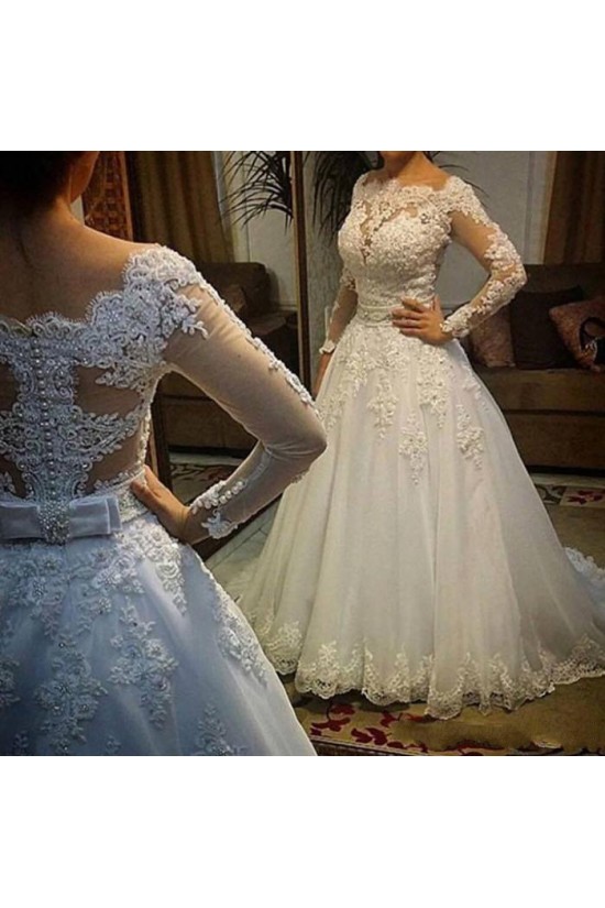 Long Sleeves Lace Wedding Dresses Bridal Gowns 3030284 Long Sleeves Lace Wedding Dresses Bridal Gowns 3030284