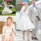 3/4 Length Sleeves Lace Wedding Dresses Bridal Gowns 3030287