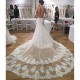 Long Sleeves Lace Mermaid Illusion Bodice Wedding Dresses Bridal Gowns 3030293 Long Sleeves Lace Mermaid Illusion Bodice Wedding Dresses Bridal Gowns 3030293